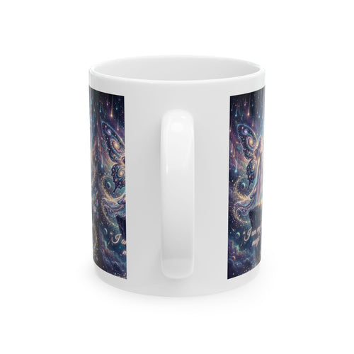 Fairy Magic Ceramic Mug — "I am my own magic" Fantasy Coffee Cup (11oz, 15oz)