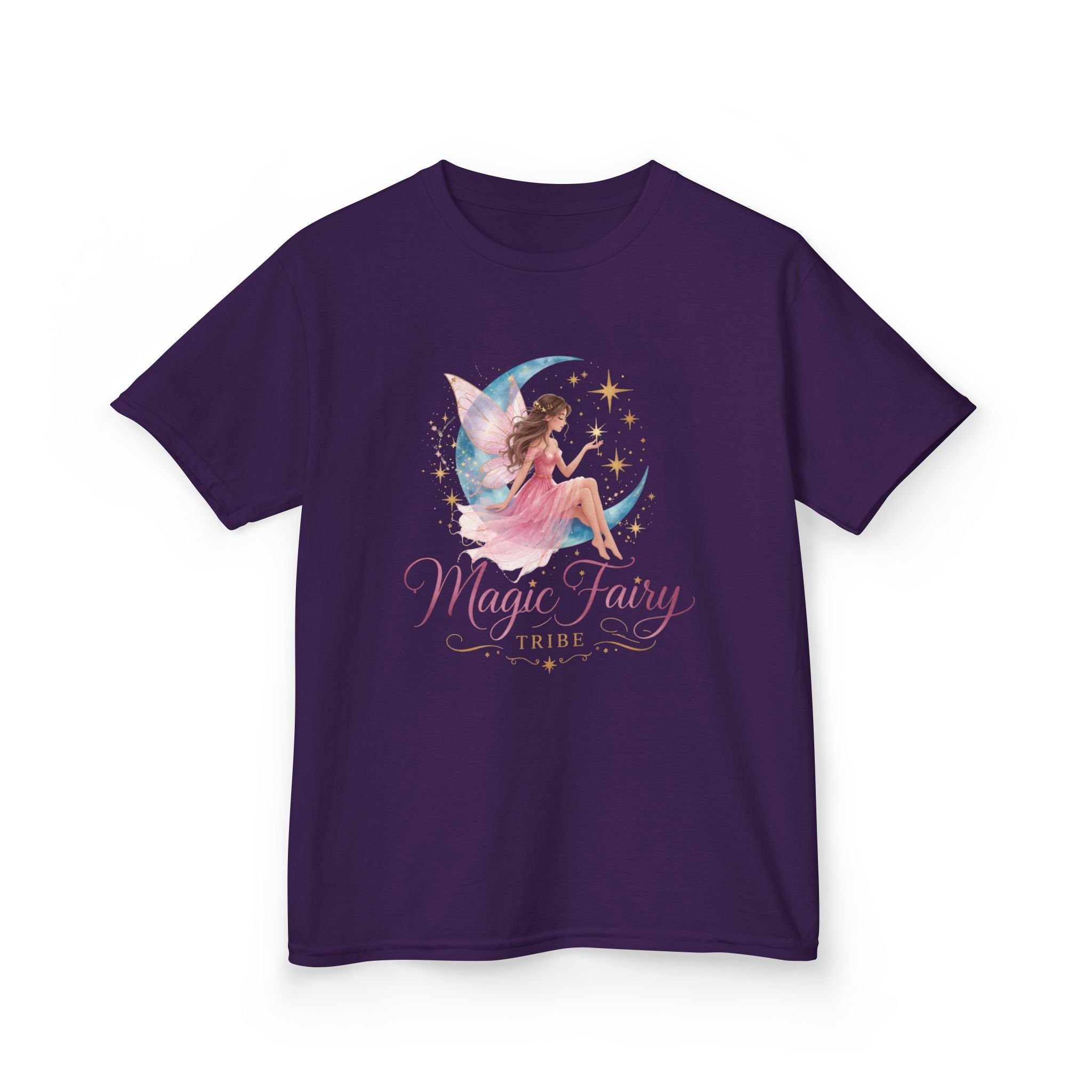 Kids 'Magic Fairy Tribe' Tee — Watercolor Moon Fairy Youth T-Shirt