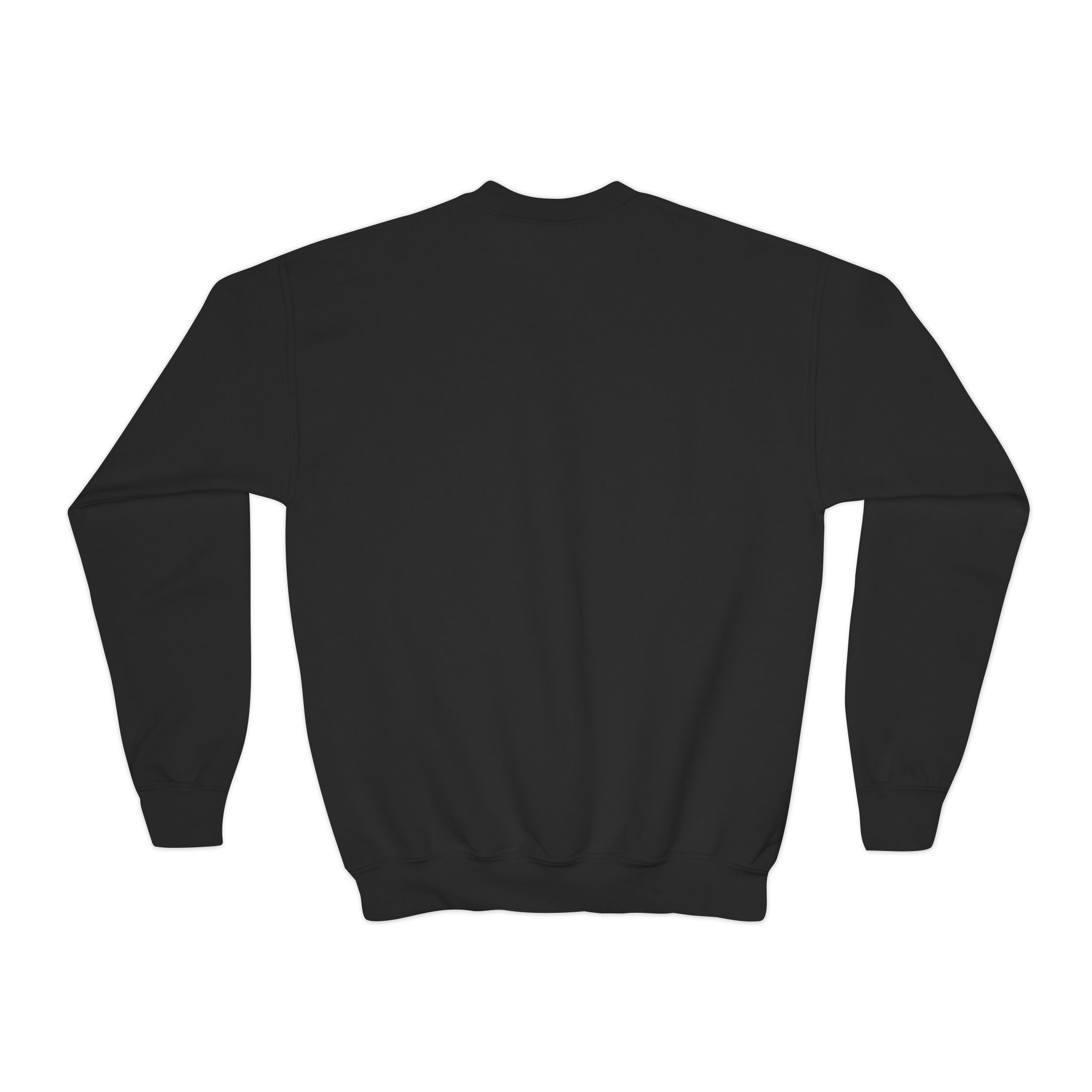 Youth Crewneck Sweatshirt — "Chill & Positive Vibes" Butterfly Graphic