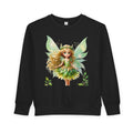 Toddler Sweatshirt — Green Fairy Princess Crewneck for Kids