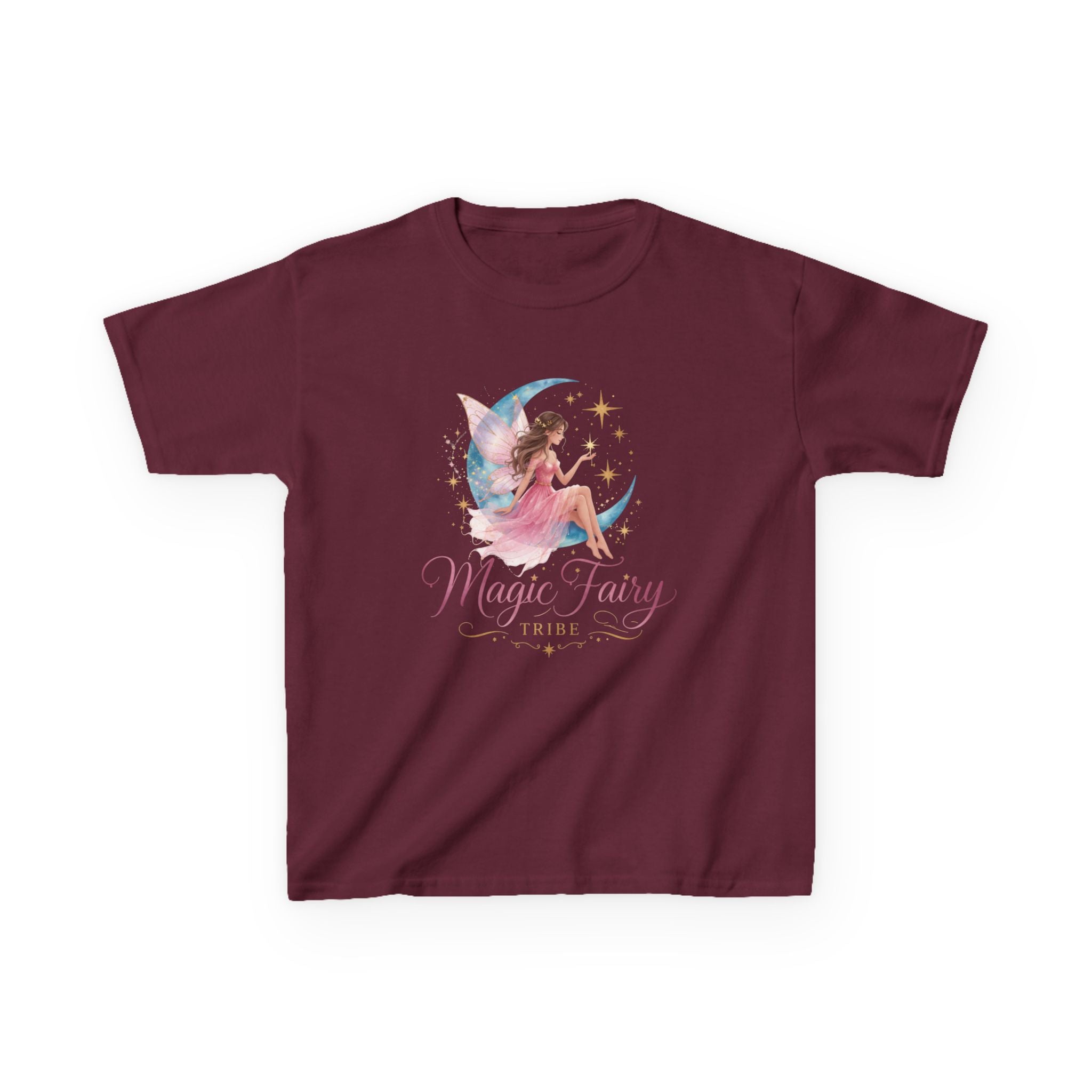 Kids 'Magic Fairy Tribe' Tee — Watercolor Moon Fairy Youth T-Shirt