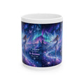 Inspirational Fairy Mug – "I release who I was to become who I am" Galaxy Coffee Cup