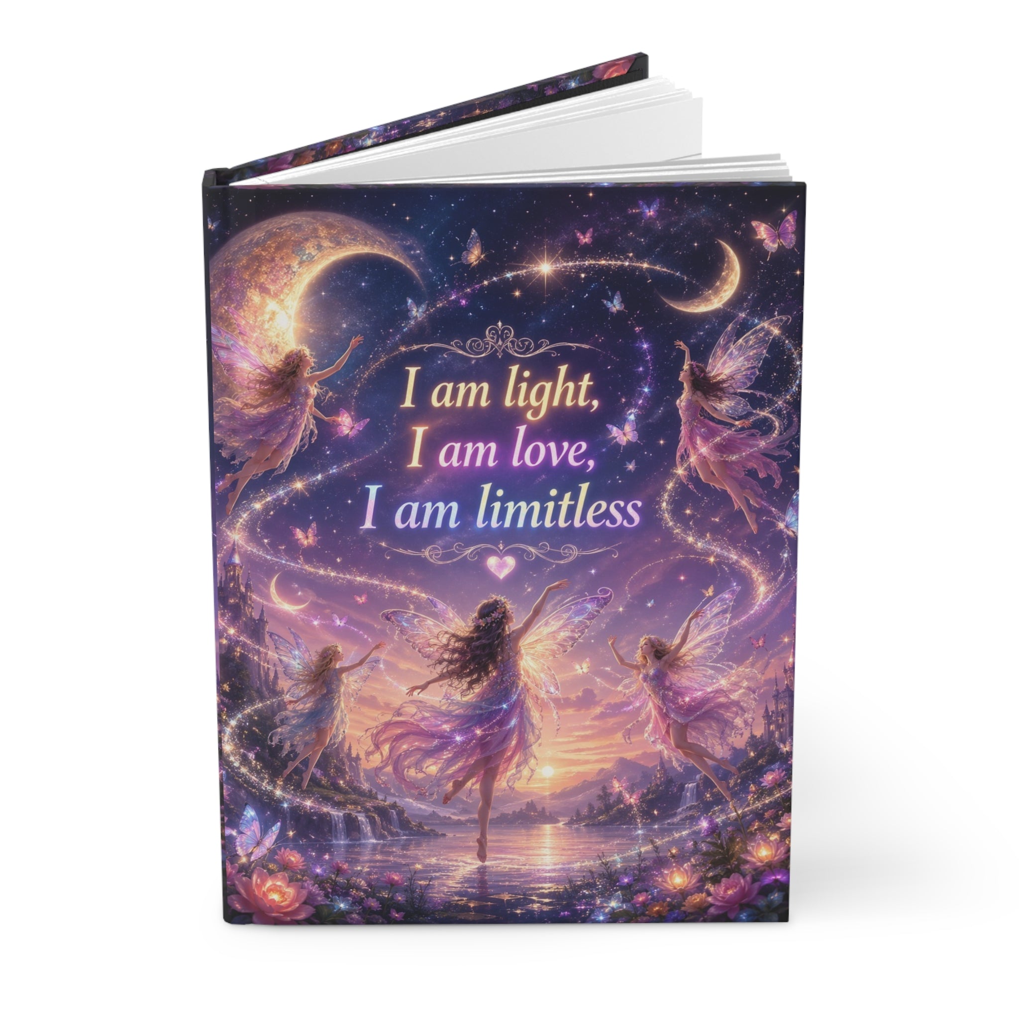 I Am Light, I Am Love Hardcover Journal — Inspirational Guided Notebook