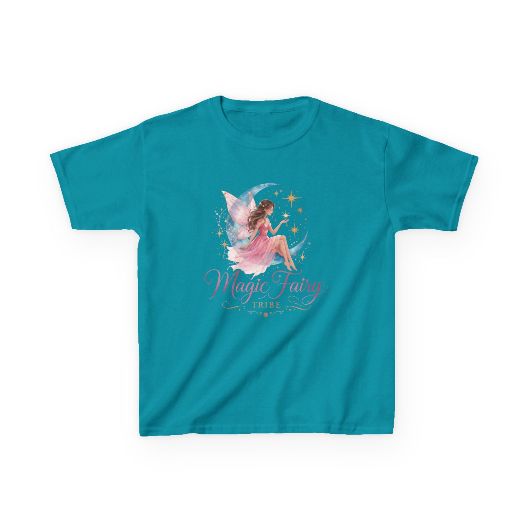 Kids 'Magic Fairy Tribe' Tee — Watercolor Moon Fairy Youth T-Shirt