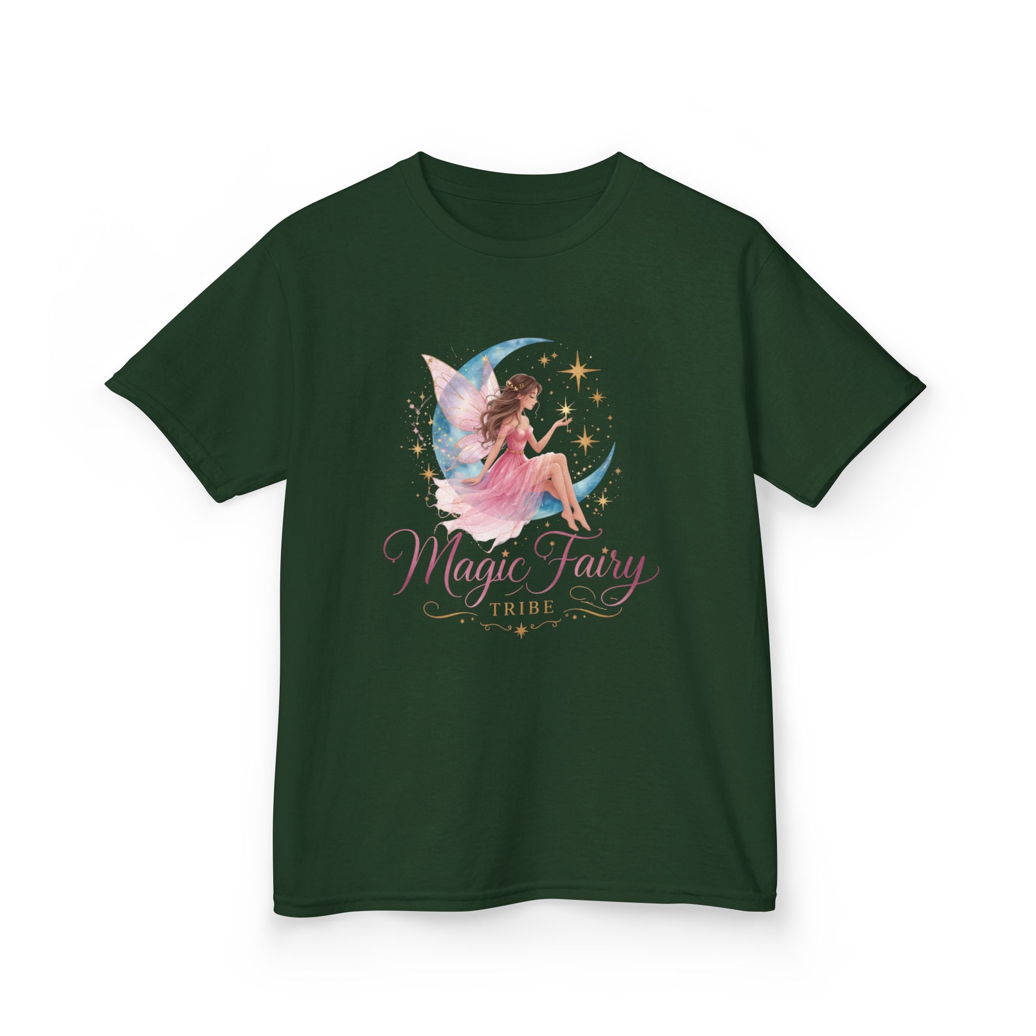 Kids 'Magic Fairy Tribe' Tee — Watercolor Moon Fairy Youth T-Shirt