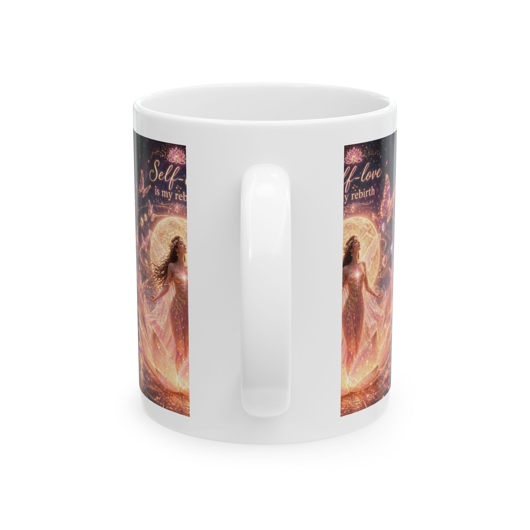 Self-Love Goddess Ceramic Mug — Inspirational Spiritual Coffee Cup (11oz/15oz)