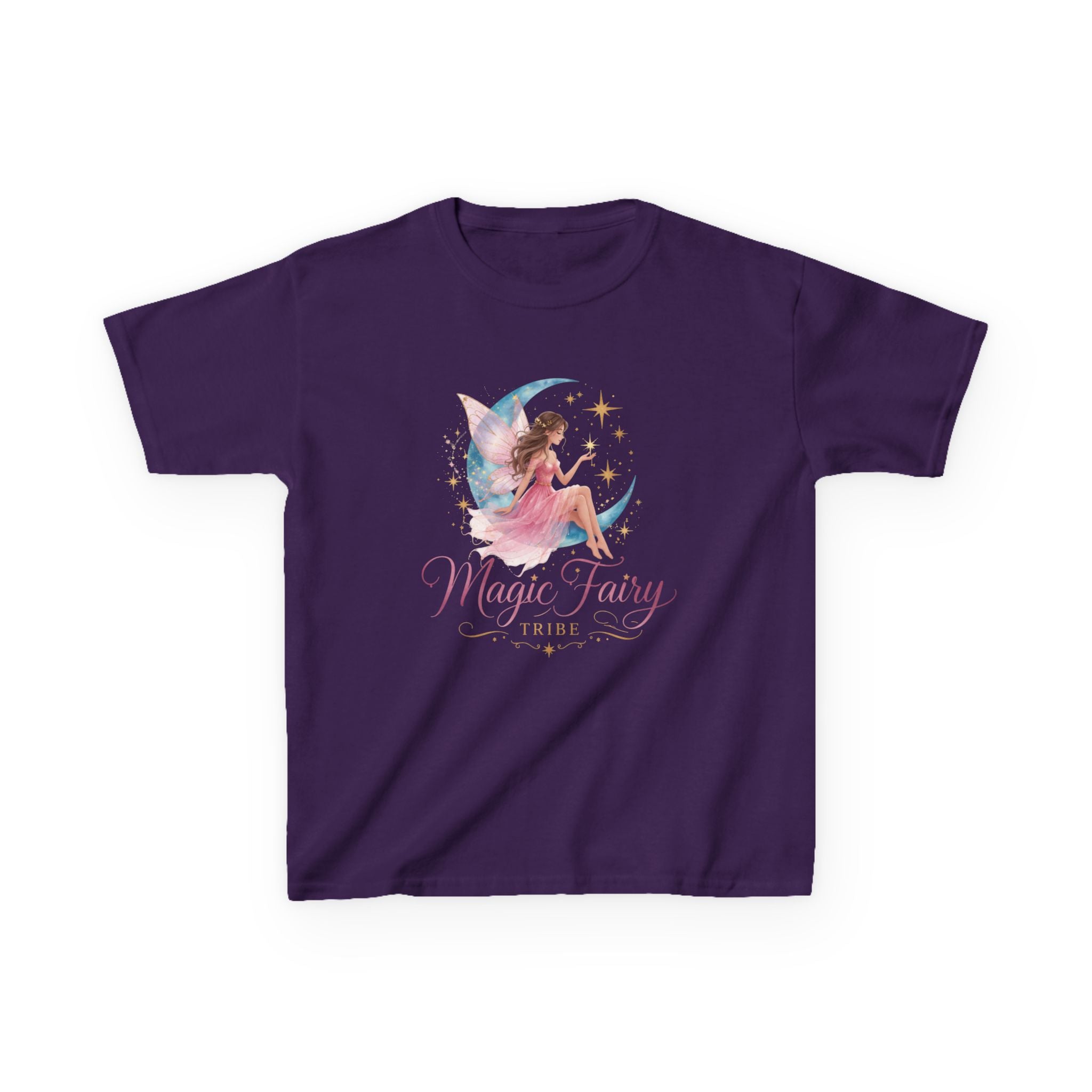 Kids 'Magic Fairy Tribe' Tee — Watercolor Moon Fairy Youth T-Shirt