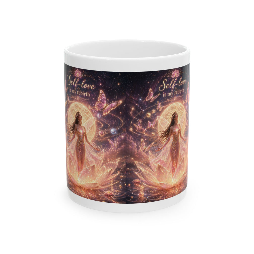 Self-Love Goddess Ceramic Mug — Inspirational Spiritual Coffee Cup (11oz/15oz)