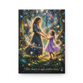 Fairy Mother & Daughter Hardcover Journal — "Her heart is safe within mine"