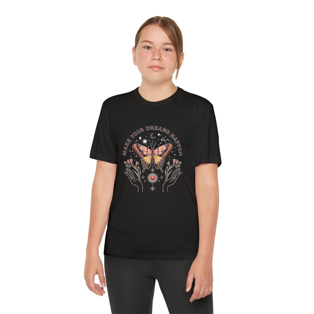 Make Your Dreams Happen Butterfly Youth Tee