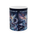 Fantasy Fairy Ceramic Mug – Inspirational "I am aligned with my highest self" Galaxy Design (11oz/15oz)