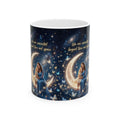 Moonlit Mother & Child Ceramic Mug – "We are connected beyond time and space"