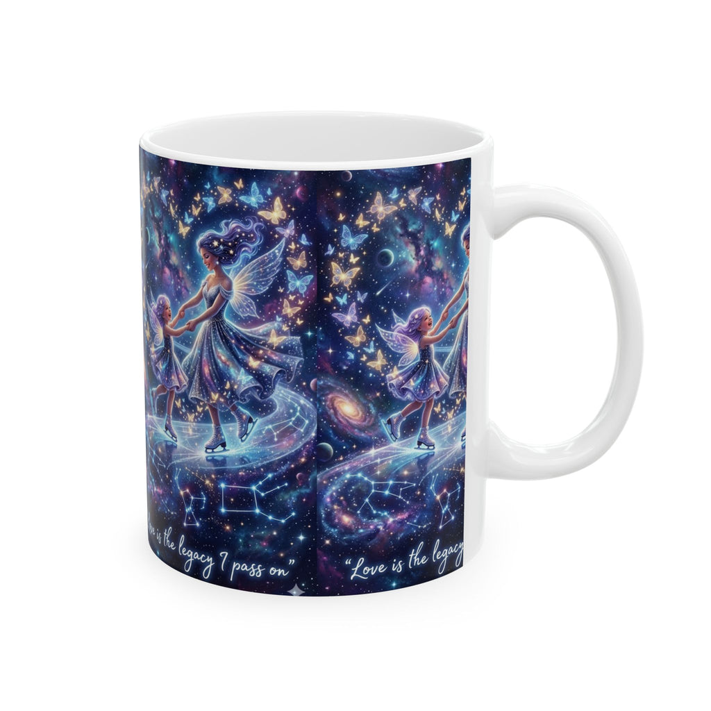 Zodiac Constellation Ceramic Mug – Starry Fairy Love Is The Journey Design (11oz/15oz)