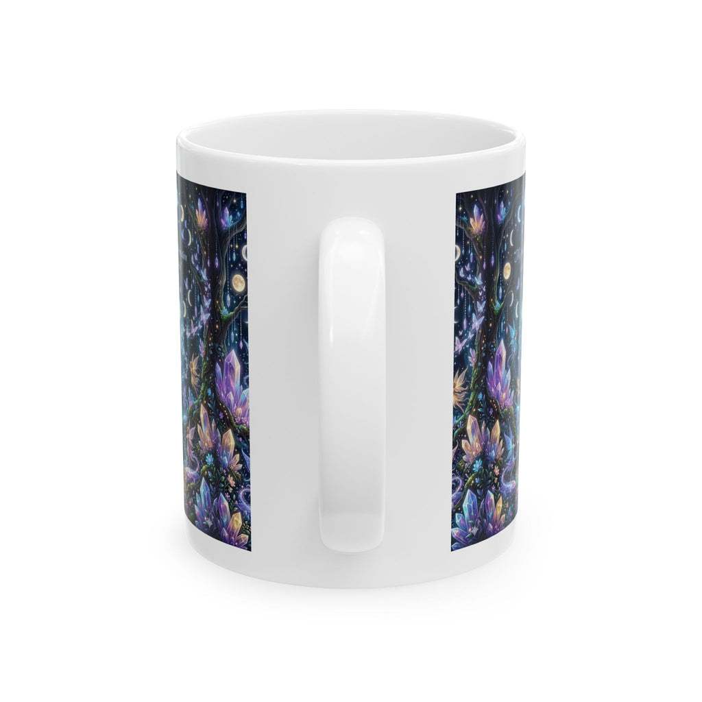 Mystical Moonlit Forest Mug – 'May Confidence Be Yours' Ceramic Coffee Cup (11oz, 15oz)