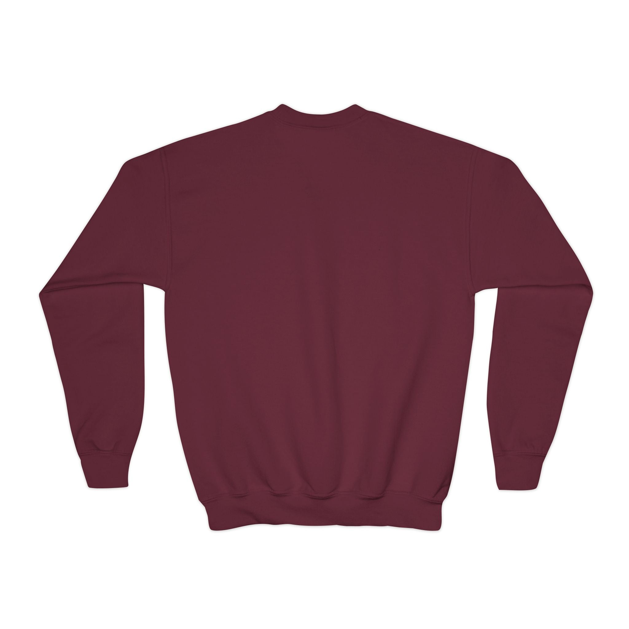 Youth Crewneck Sweatshirt — "Chill & Positive Vibes" Butterfly Graphic