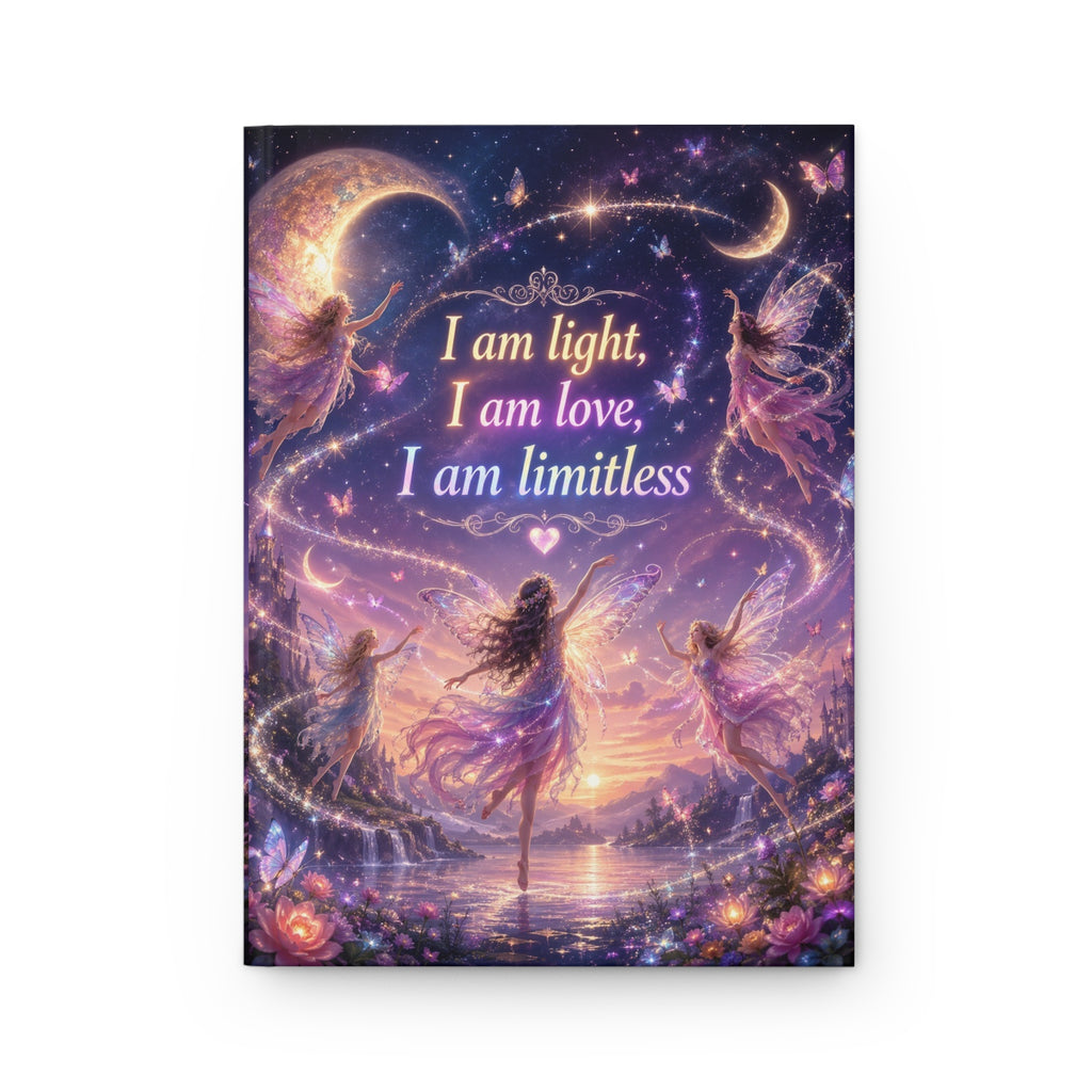 I Am Light, I Am Love Hardcover Journal — Inspirational Guided Notebook