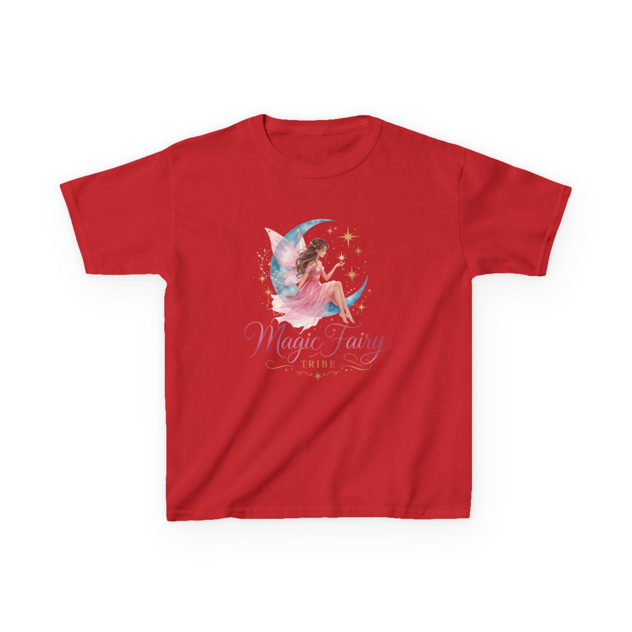 Kids 'Magic Fairy Tribe' Tee — Watercolor Moon Fairy Youth T-Shirt
