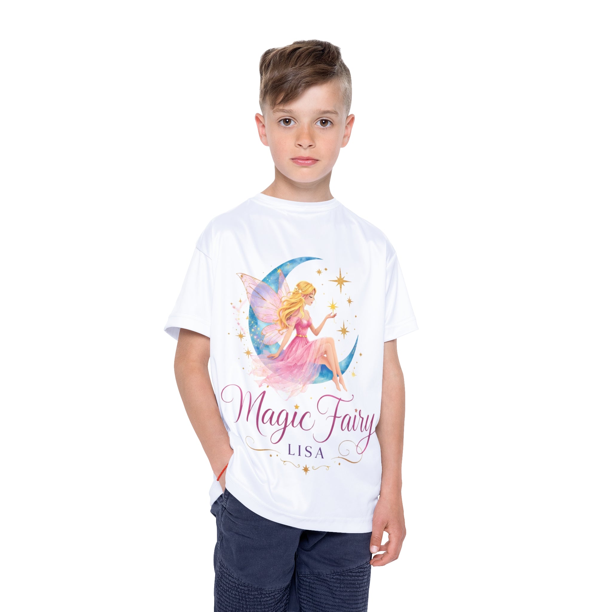 Magic Fairy Kids Jersey — Personalized 'Magic Fairy Lisa' Athletic Tee