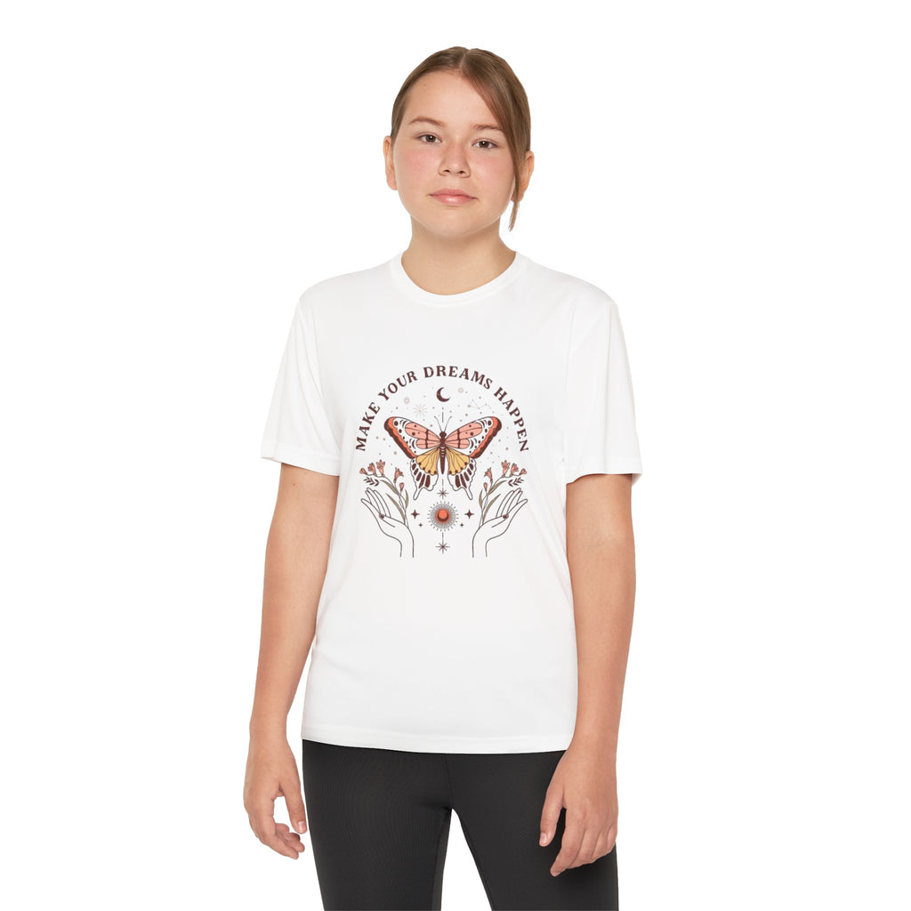 Make Your Dreams Happen Butterfly Youth Tee