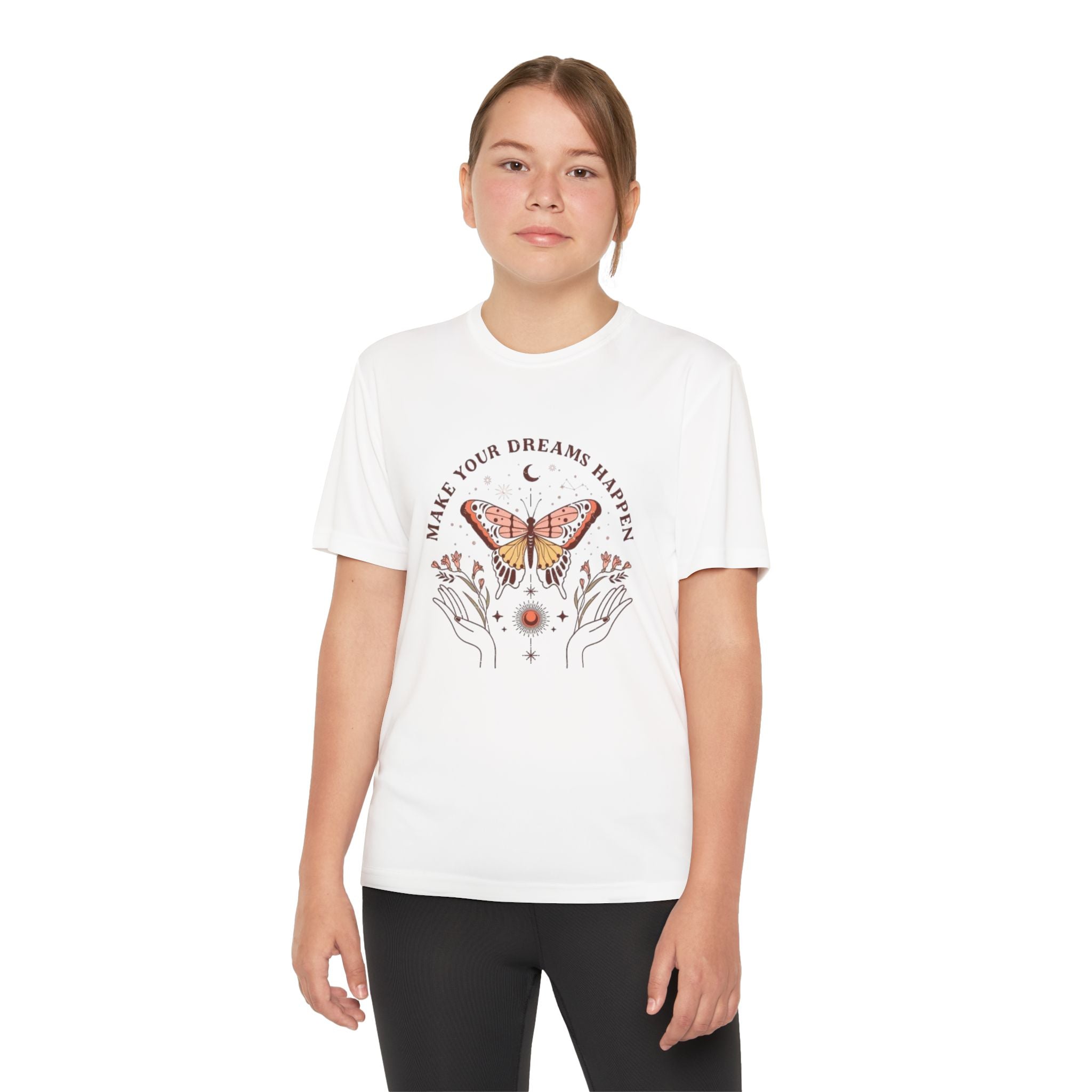 Make Your Dreams Happen Butterfly Youth Tee