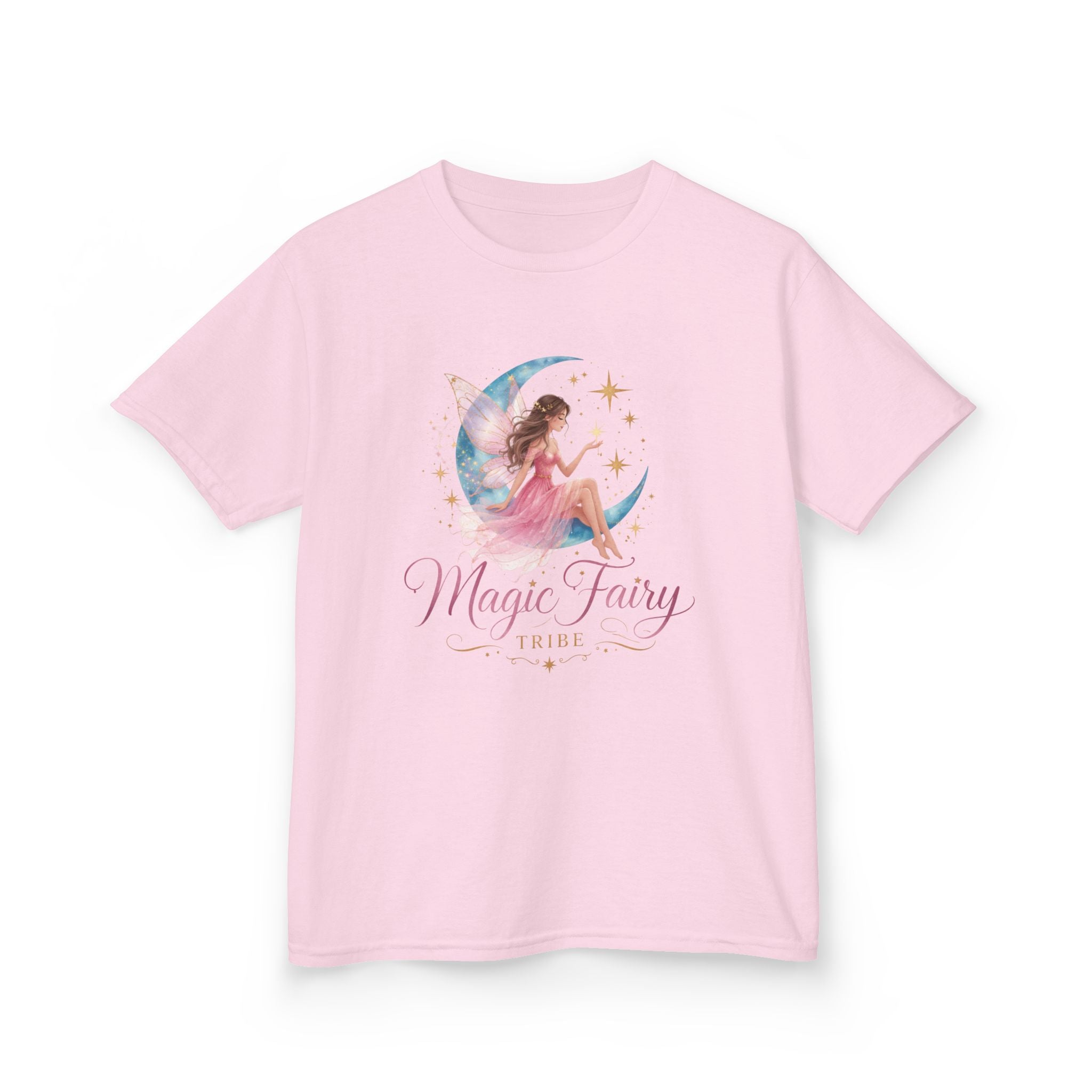 Kids 'Magic Fairy Tribe' Tee — Watercolor Moon Fairy Youth T-Shirt