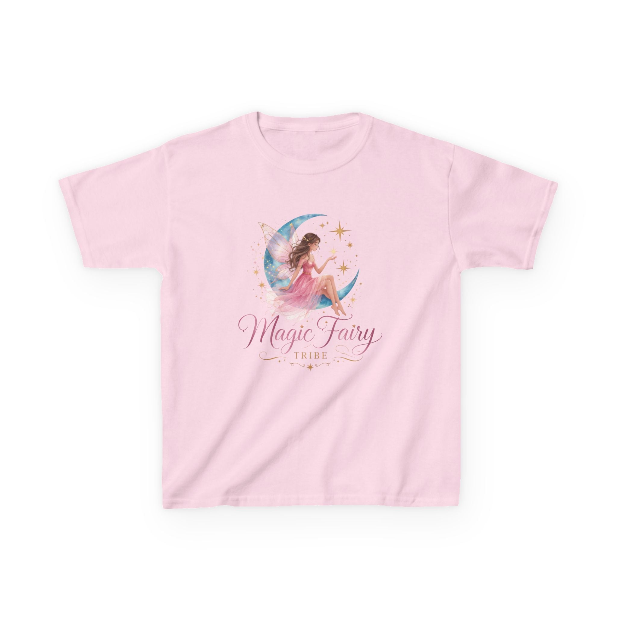 Kids 'Magic Fairy Tribe' Tee — Watercolor Moon Fairy Youth T-Shirt
