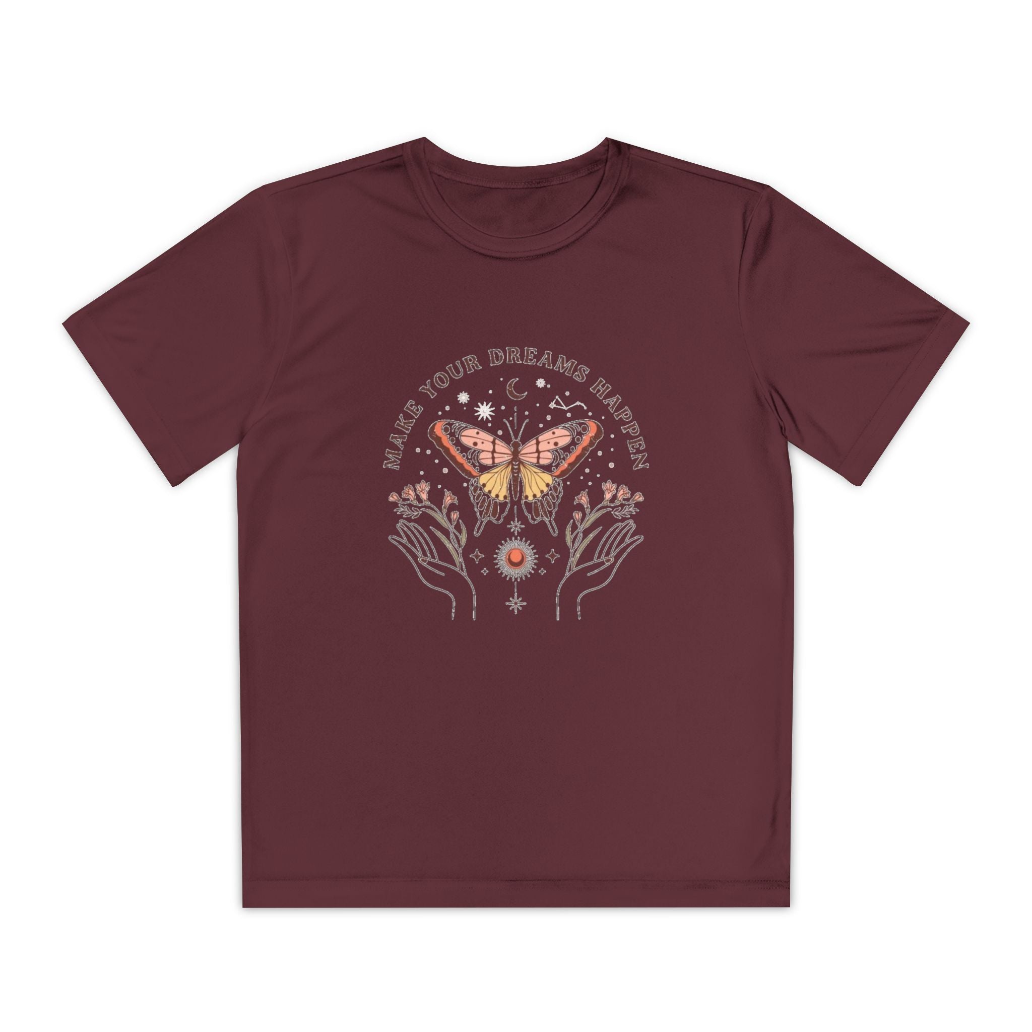 Make Your Dreams Happen Butterfly Youth Tee
