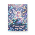 Fairy Self-Love Hardcover Journal — "I choose myself every time" Inspirational Notebook