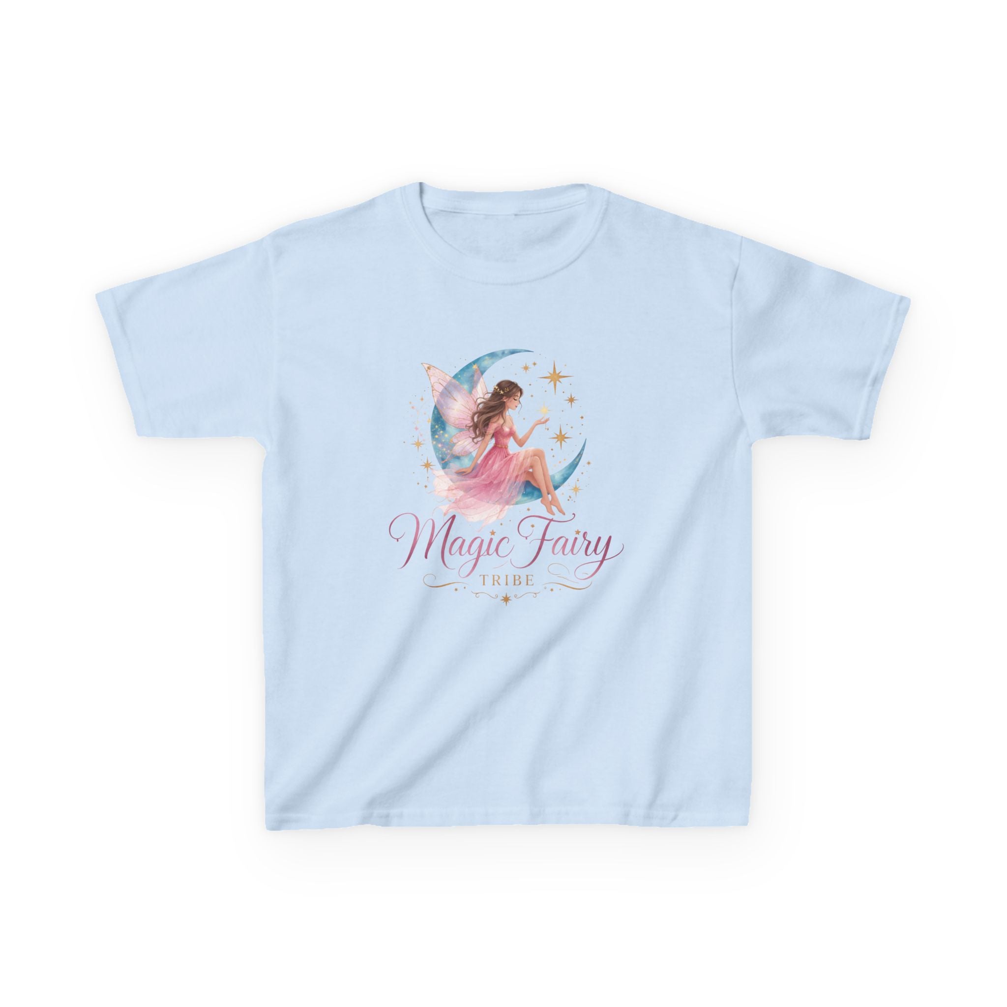 Kids 'Magic Fairy Tribe' Tee — Watercolor Moon Fairy Youth T-Shirt