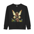 Fairy Princess Toddler Sweatshirt — Enchanted Butterfly Garden Design