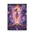 Spiritual Fairy Journal — "I Am Safe to Evolve into My Highest Self" Hardcover Notebook