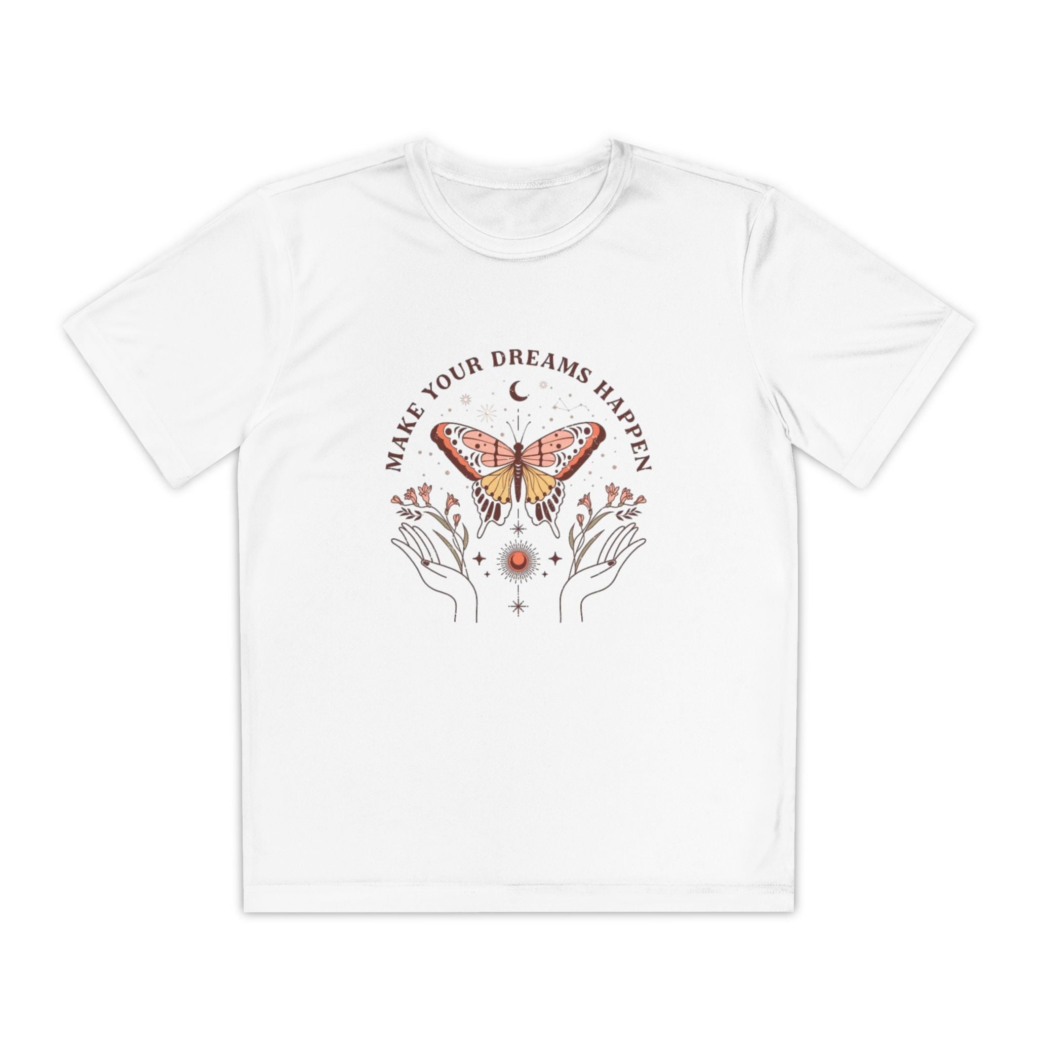 Make Your Dreams Happen Butterfly Youth Tee
