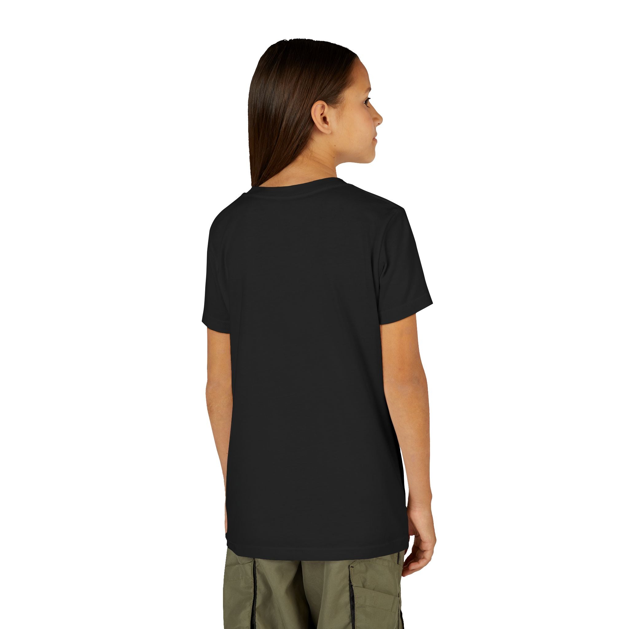 Mushroom Garden Youth T‑Shirt — Cute Orange Fungi Illustration for Kids