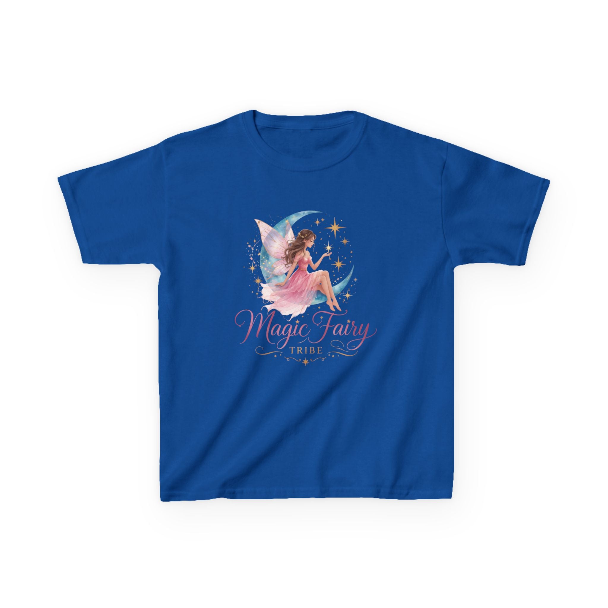 Kids 'Magic Fairy Tribe' Tee — Watercolor Moon Fairy Youth T-Shirt