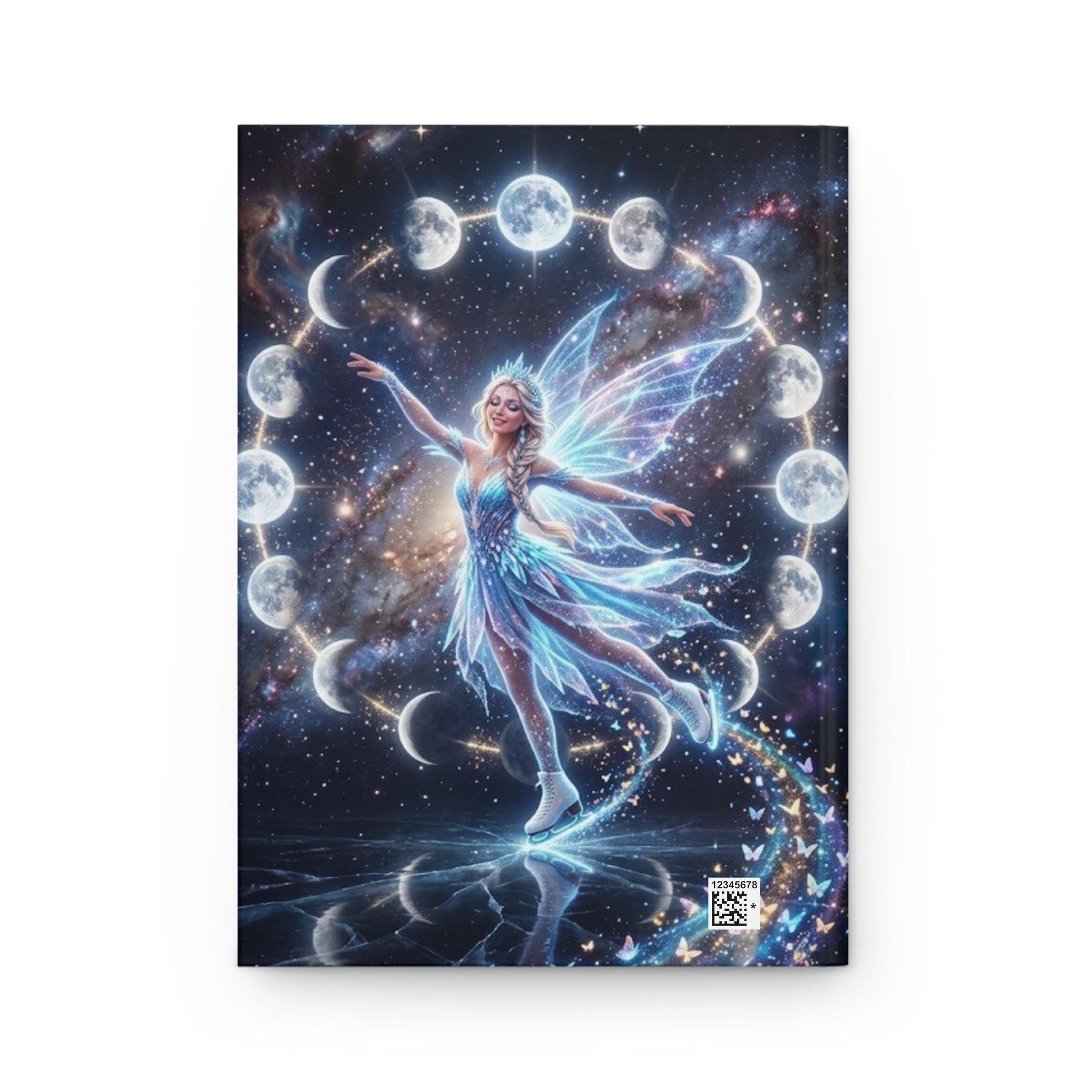 Moonphase Fairy Hardcover Journal — “I release doubt and return to love”