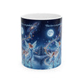 Fairy Night Ceramic Mug — 'Our Love Is Our Greatest Magic' Moonlit Winter Tea Cup (11oz/15oz)