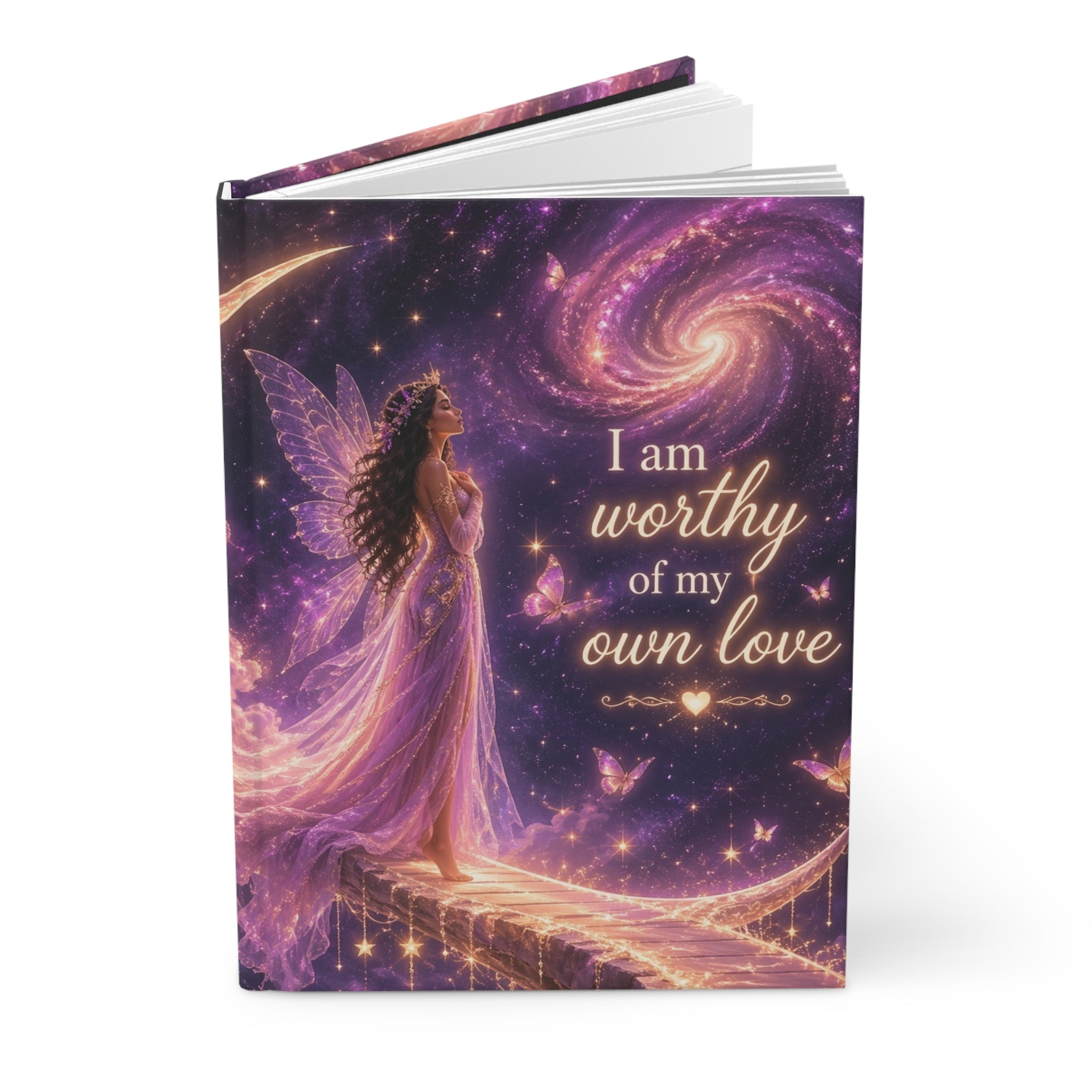 Affirmation Journal — "I Am Worthy of My Own Love" Hardcover