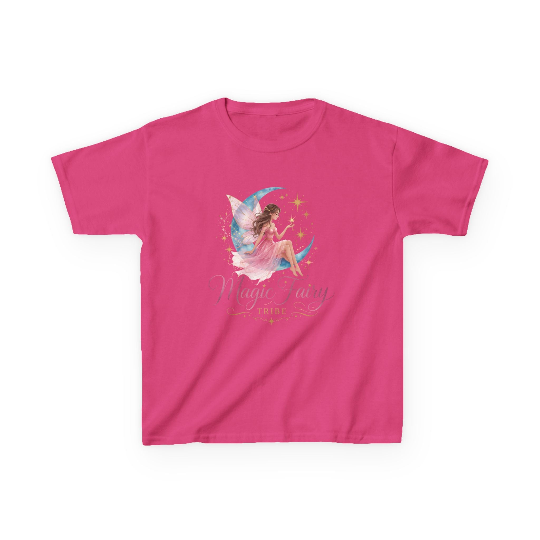 Kids 'Magic Fairy Tribe' Tee — Watercolor Moon Fairy Youth T-Shirt