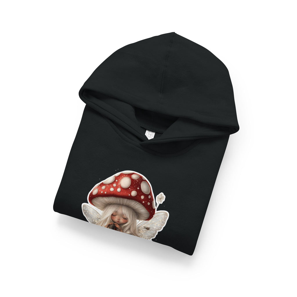 Toddler Hoodie with Cute Mushroom Gnome Graphic