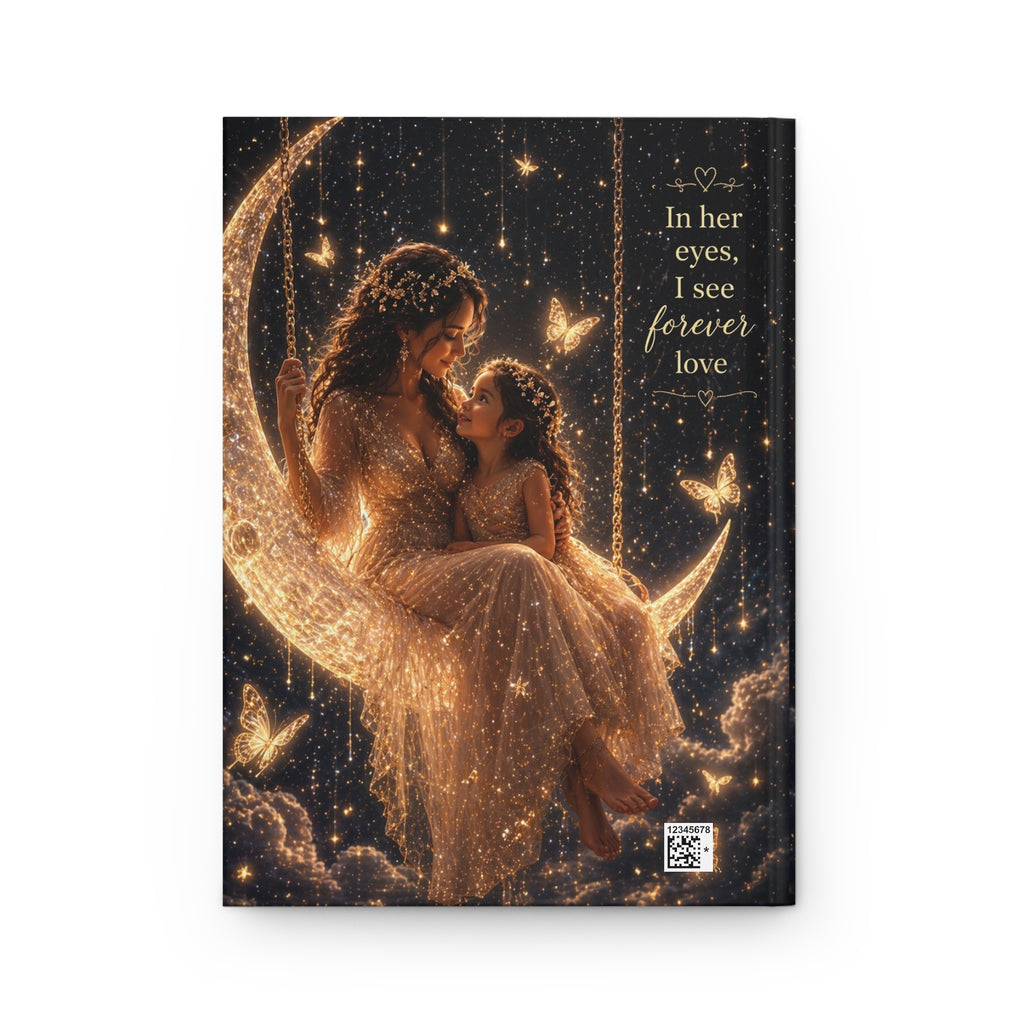Mother Daughter Journal — "In Her Eyes, I See Forever Love" Hardcover Notebook