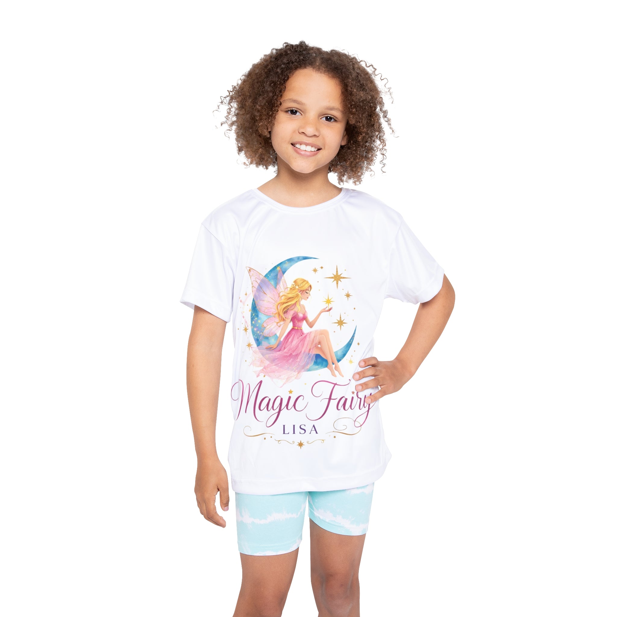 Magic Fairy Kids Jersey — Personalized 'Magic Fairy Lisa' Athletic Tee